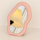 Cloud Shaped Wavy Mirror, Decorative Hand Mirror, Bedroom Mirror for Shelf Decor and Desk Decor