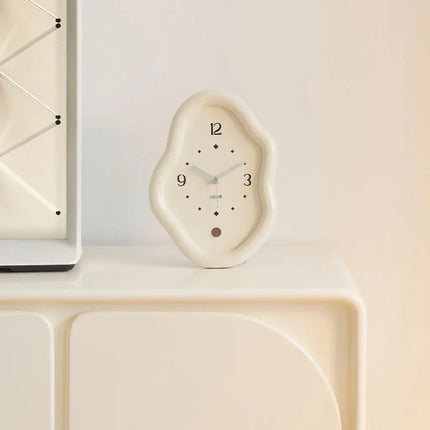 Wooden Table Clock, Bedside Clock for Living Room Decor – image 6
