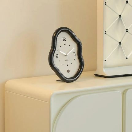Wooden Table Clock, Bedside Clock for Living Room Decor – image 9