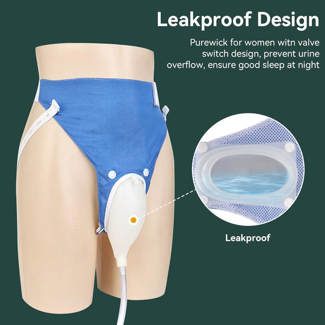 Wearable Urine Collector | Adjustable Silicone Collector with 1000ml Capacity | Comfortable Fit for Reliable Management 1