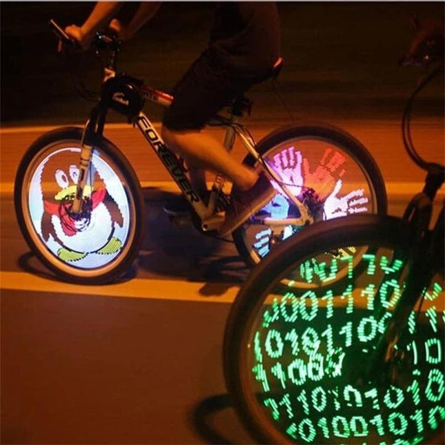 Wearclo | Bicycle Spoke LED Lights with 30 Colorful Patterns | Enhanced Visibility for Safety 1