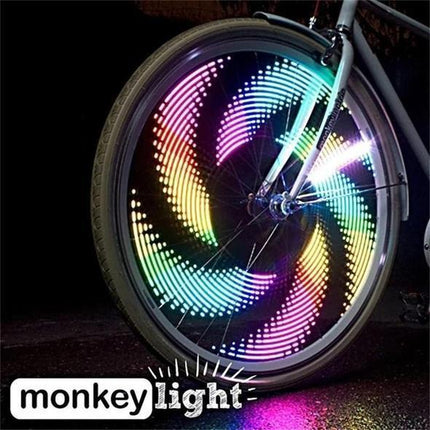 Wearclo | Bicycle Spoke LED Lights with 30 Colorful Patterns | Enhanced Visibility for Safety 2