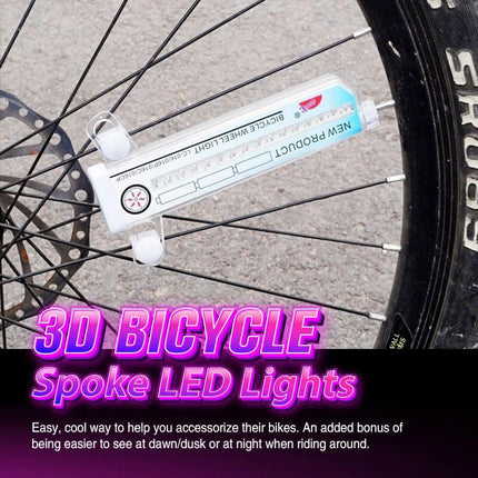 Wearclo | Bicycle Spoke LED Lights with 30 Colorful Patterns | Enhanced Visibility for Safety 5