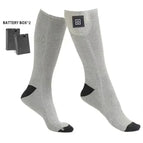 Gray heated socks