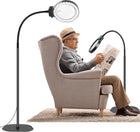 Wearclo | Full-Sided Magnifying Glass with LED Light & Adjustable Gooseneck | Hands-Free Aid for Enhanced Vision 0