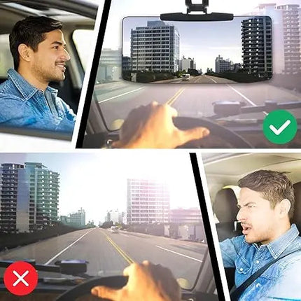 Wearclo | Glare Light Blocker with Dual Filters for Day and Night Vision 1
