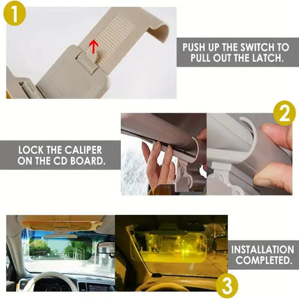 Wearclo | Glare Light Blocker with Dual Filters for Day and Night Vision 7