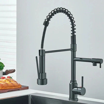 Wearclo | Kitchen Faucet with Spiral Spout & 360° Rotation for Effortless Maneuverability 1