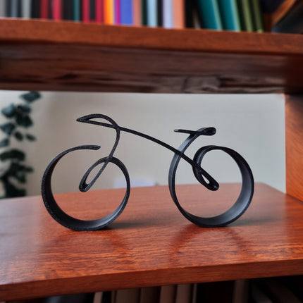 Wearclo | Minimalist Bicycle Sculpture in Wireframe Design | Unique Home Decor for Cyclists 0