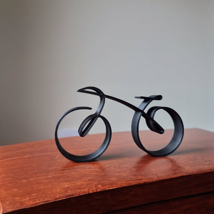 Wearclo | Minimalist Bicycle Sculpture in Wireframe Design | Unique Home Decor for Cyclists 3