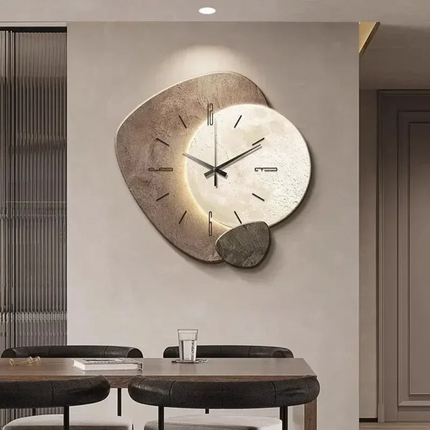Wearclo | Modern Wall Clock with Integrated LED Light & Dimmable Feature | Chic Decor for Ambiance 2