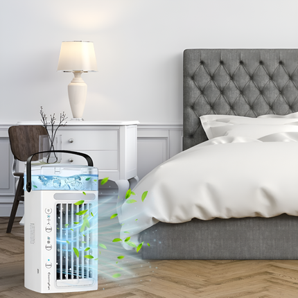 Wearclo | Portable Air Conditioner Mini Cooling Fan with Swift Cooling Action | Compact Design for Instant Comfort 0