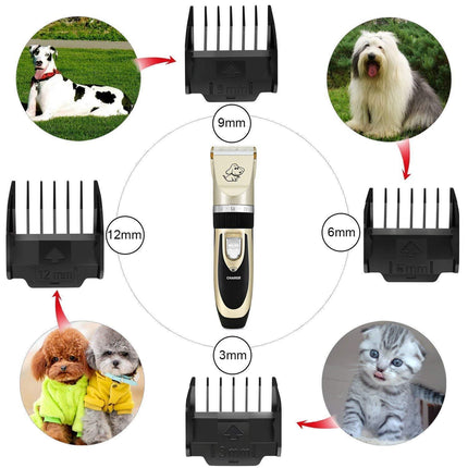 Wearclo | Professional Rechargeable Pet Clipper with Quiet Operation | Cordless Grooming Tool for Stress-Free Pet Care 1