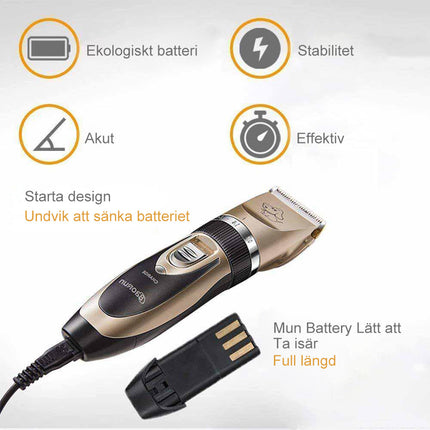 Wearclo | Professional Rechargeable Pet Clipper with Quiet Operation | Cordless Grooming Tool for Stress-Free Pet Care 5