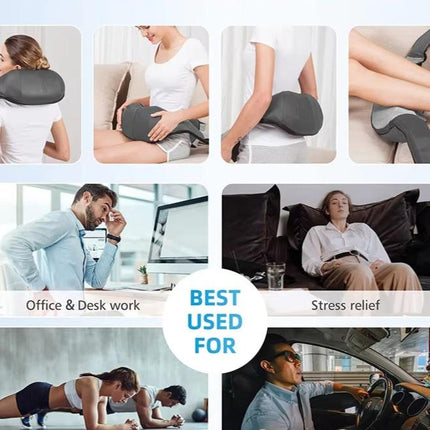 Wearclo | Shiatsu Massage Cushion with Infrared Heating | Portable Relief for Neck and Shoulder Pain 2