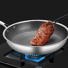 Wearclo | Stainless Steel Hexagonal Skillet with Non-Stick Surface | Durable Cookware for Healthy Meals 0