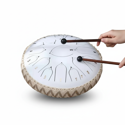 Wearclo | Steel Tongue Drum with C Major Tuning & Acoustic Resonance | Perfect for Meditation and Sound Therapy 0