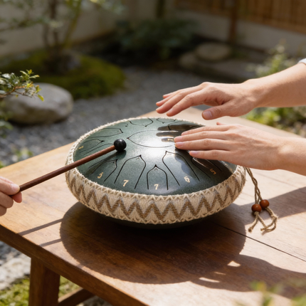 Wearclo | Steel Tongue Drum with C Major Tuning & Acoustic Resonance | Perfect for Meditation and Sound Therapy 1