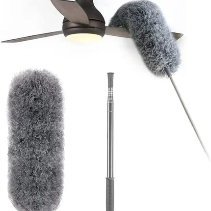 Wearclo | Telescopic Microfiber Duster with Extendable Reach | Flexible Head for Effortless Cleaning 6