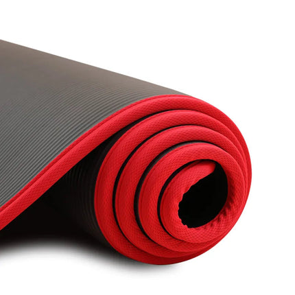 Wearclo | Thick Non-Slip Yoga Mat with 10mm Cushioning | Ideal for Comfort and Stability 0