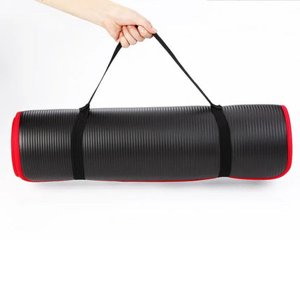 Wearclo | Thick Non-Slip Yoga Mat with 10mm Cushioning | Ideal for Comfort and Stability 2