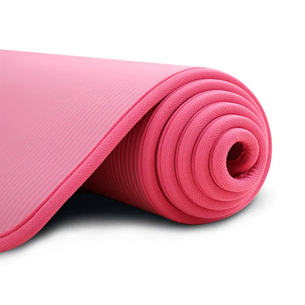 Wearclo | Thick Non-Slip Yoga Mat with 10mm Cushioning | Ideal for Comfort and Stability 3