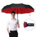 Wearclo | Wind-Resistant Storm Umbrella with Automatic Open Button | Portable Protection Against Rain and Wind 0