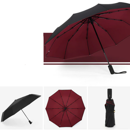 Wearclo | Wind-Resistant Storm Umbrella with Automatic Open Button | Portable Protection Against Rain and Wind 11
