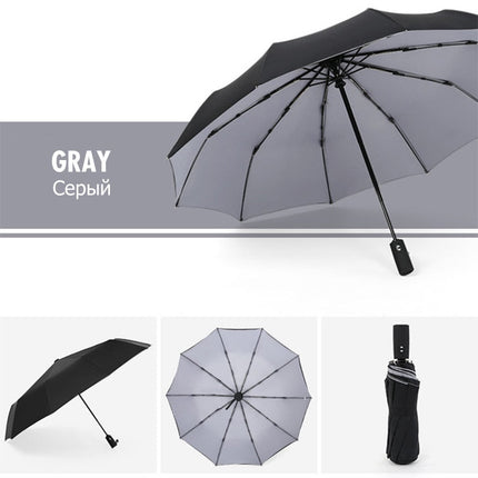 Wearclo | Wind-Resistant Storm Umbrella with Automatic Open Button | Portable Protection Against Rain and Wind 8