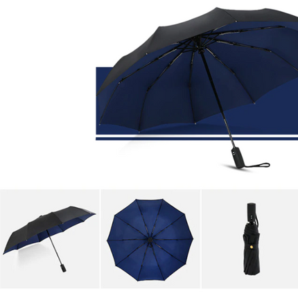 Wearclo | Wind-Resistant Storm Umbrella with Automatic Open Button | Portable Protection Against Rain and Wind 9