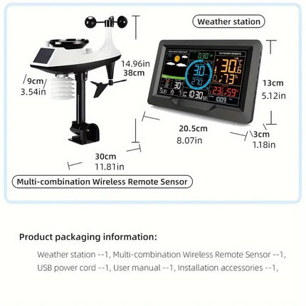 WeatherWise | Home Weather Station with Advanced Sensors | Real-Time Data for Accurate Local Forecasts 3