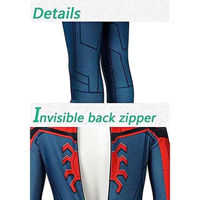 Superhero Halloween Costume for Kids, 3D Full Body Suit with Mask and Storage Bag, Cosplay Costume for Dress Up_01