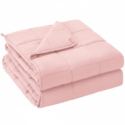 Weighted Cooling Blanket | Even Weight Distribution with Breathable Microfiber | Ideal for Year-Round Comfort 9