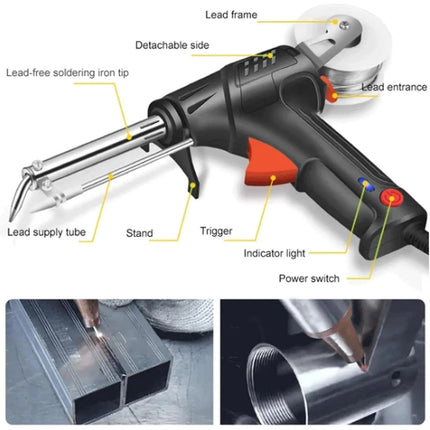 WeldMaster Pro | Ergonomic MIG Welder Tool with Real-Time Monitoring | Versatile for All Metal Projects 3
