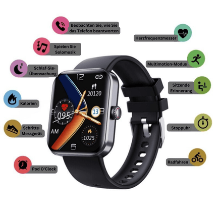 Wellness Monitor | Smartwatch with Heart Rate & Sleep Tracking | Lightweight Design for Daily Wellness 6