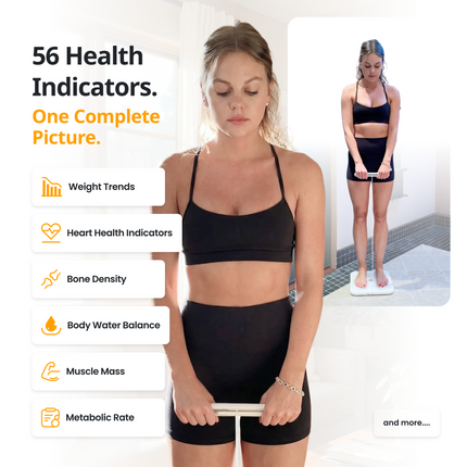 Wellness Tracker | Smart Body Scale with 8-Electrode System | Comprehensive Body Composition Analysis for Optimal Health 4