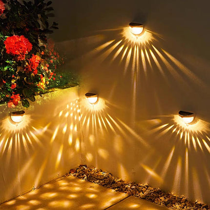 Solar Outdoor Wall Lamp with Waterproof Design | Wireless Automatic Lighting for Gardens and Patios