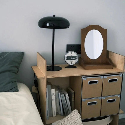 Sleek Retro Table Lamp with Touch Control & Rechargeable Design | Portable Lighting Solution for Modern Spaces