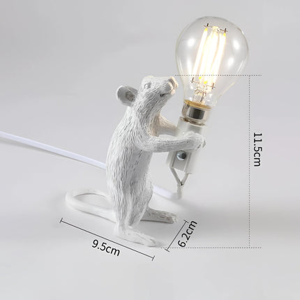 Whimsical Decor | Gold Mouse Lamp with Unique Animal Design | Stylish Lighting for Home Ambiance 10