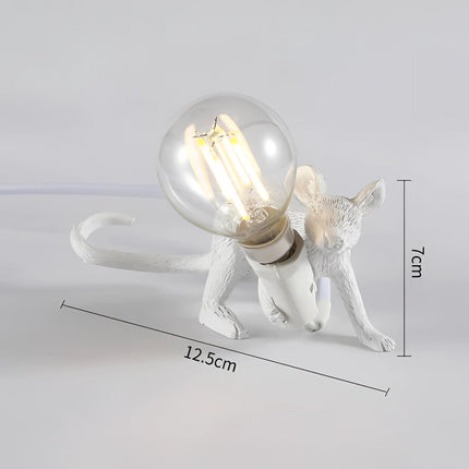Whimsical Decor | Gold Mouse Lamp with Unique Animal Design | Stylish Lighting for Home Ambiance 5