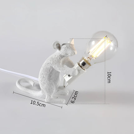Whimsical Decor | Gold Mouse Lamp with Unique Animal Design | Stylish Lighting for Home Ambiance 6