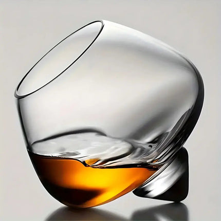 Whiskey Glasses Set of 2 or 4, Rotating Whiskey Glass, Spinning Bourbon Glass, Rocks Glasses, Scotch Glass, Whiskey Gift