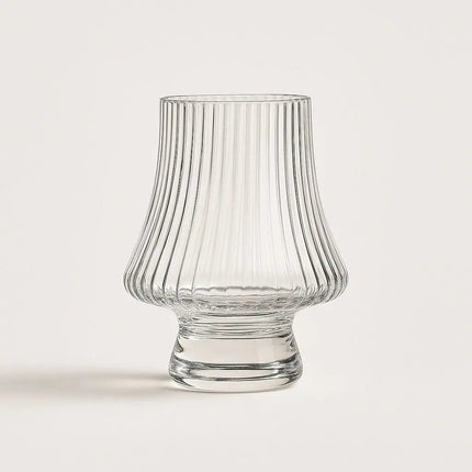 Crystal Whiskey Glass for Tasting, Bourbon Glass, Brandy Glass with Curved Body, Whiskey Gift