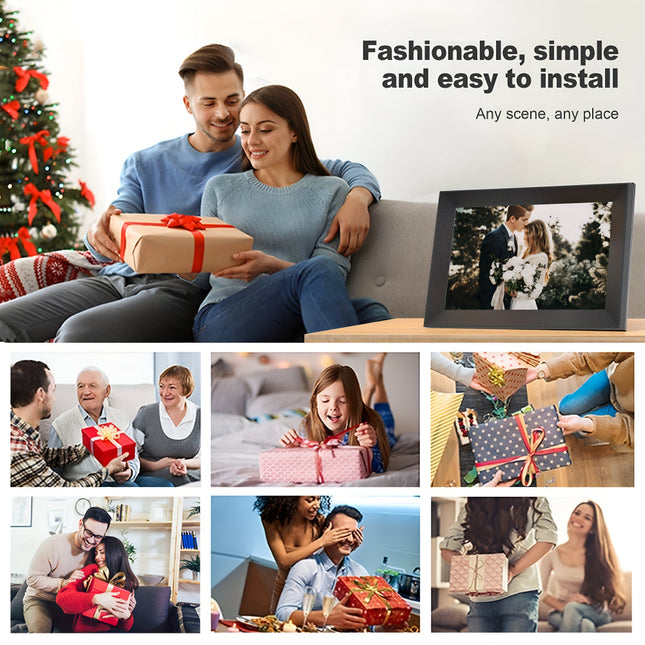WiFi Digital Photo Frame with Touchscreen HD Display | Instant Photo Sharing for Family Memories 1