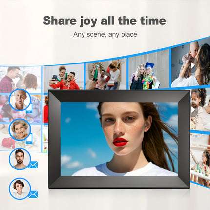 WiFi Digital Photo Frame with Touchscreen HD Display | Instant Photo Sharing for Family Memories 3