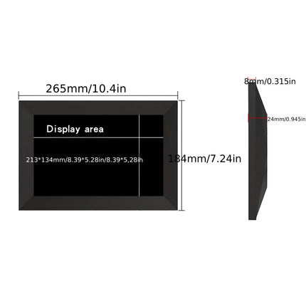 WiFi Digital Photo Frame with Touchscreen HD Display | Instant Photo Sharing for Family Memories 5