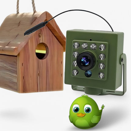 Wildlife Observer | 1080p HD Trail Camera with Night Vision & Motion Detection | Durable Design for Year-Round Bird Watching 1