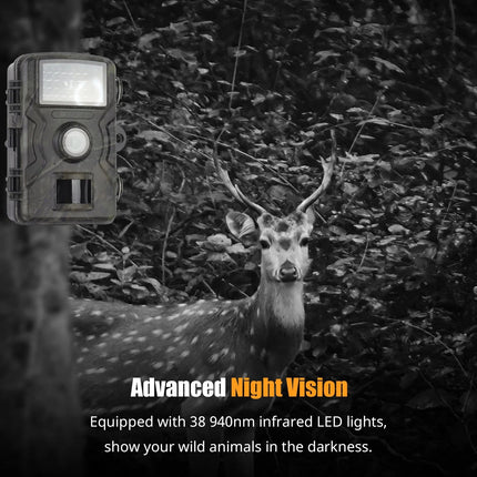 Wildlife Watcher | 1080P Night Vision Game Camera with Fast Trigger Speed | Durable Outdoor Monitoring Solution 4