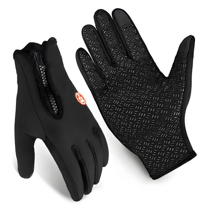 Winter Gloves for Men and Women, Windproof Thermal Black Gloves – image 5