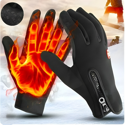 Winter Gloves for Men and Women, Touchscreen Waterproof Gloves with Fleece Lining – image 6